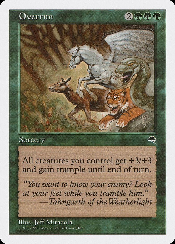 Overrun [Anthologies] Magic: The Gathering