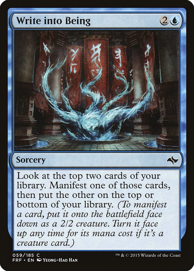 Write into Being [Fate Reforged] Magic: The Gathering