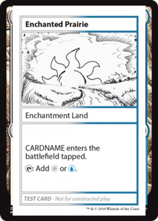 Enchanted Prairie (2021 Edition) [Mystery Booster Playtest Cards] Magic: The Gathering