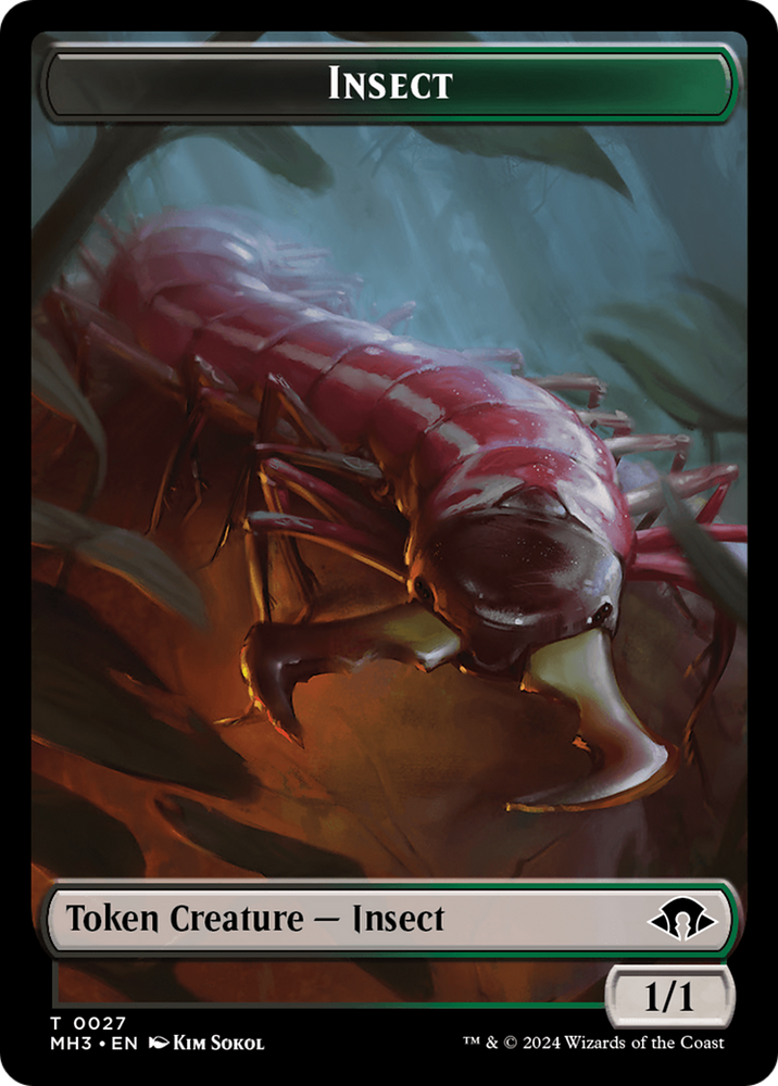 Insect Token (0027) [Modern Horizons 3 Tokens] Magic: The Gathering