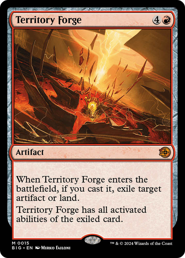 Territory Forge [Outlaws of Thunder Junction: The Big Score] Magic: The Gathering