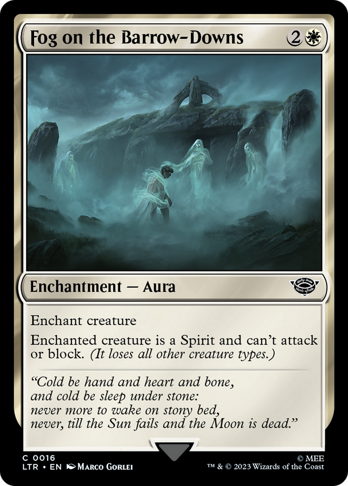 Fog on the Barrow-Downs [The Lord of the Rings: Tales of Middle-Earth] Magic: The Gathering