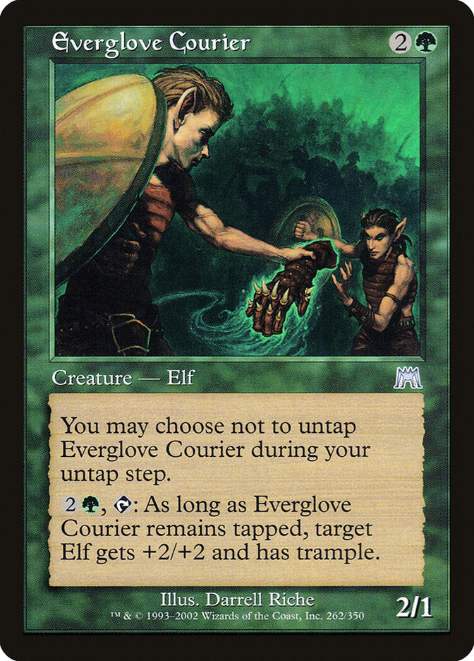 Everglove Courier [Onslaught] Magic: The Gathering