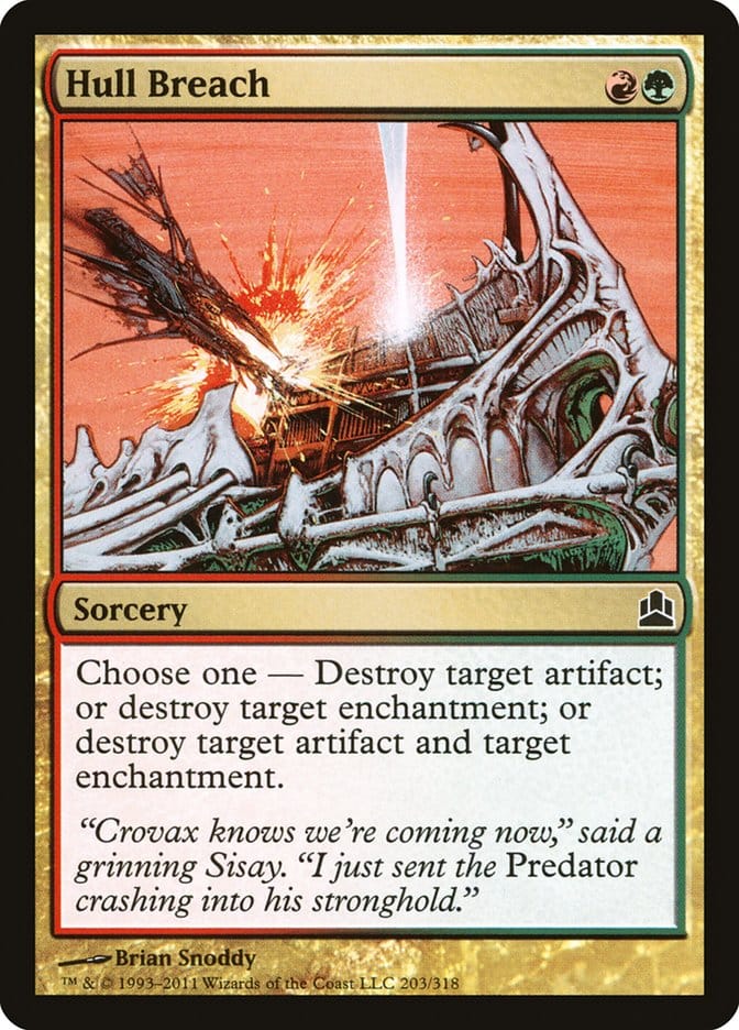 Hull Breach [Commander 2011] Magic: The Gathering
