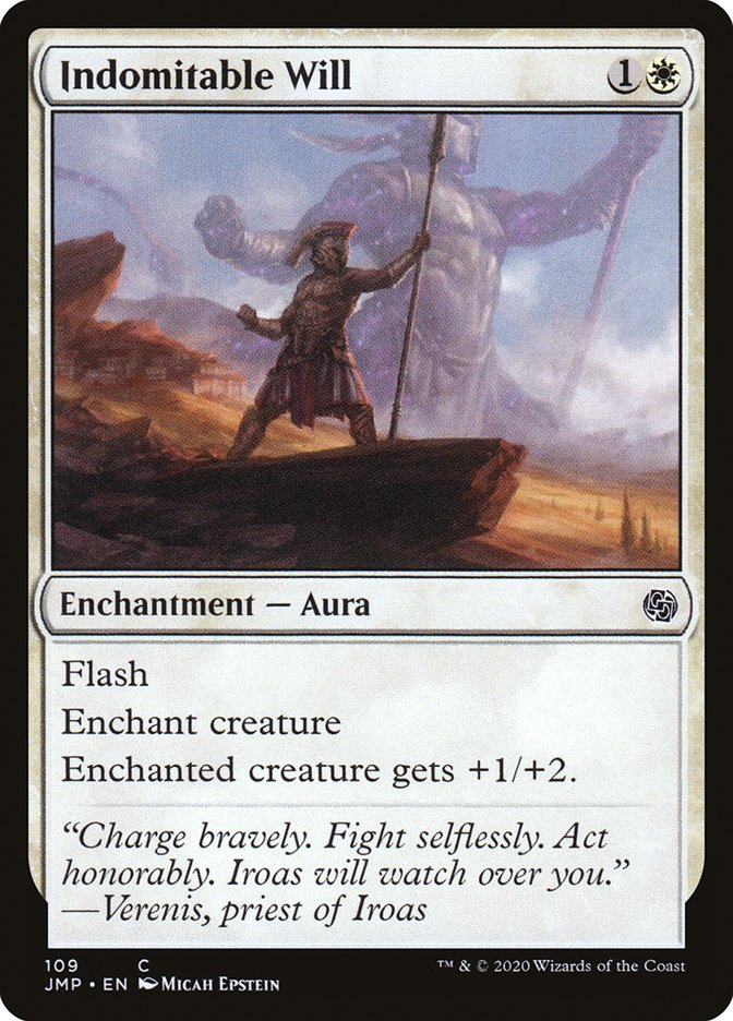 Indomitable Will [Jumpstart] Magic: The Gathering