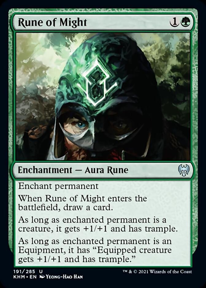 Rune of Might [Kaldheim] Magic: The Gathering