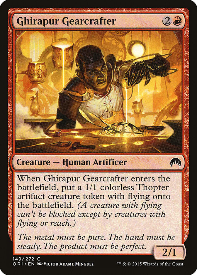 Ghirapur Gearcrafter [Magic Origins] Magic: The Gathering
