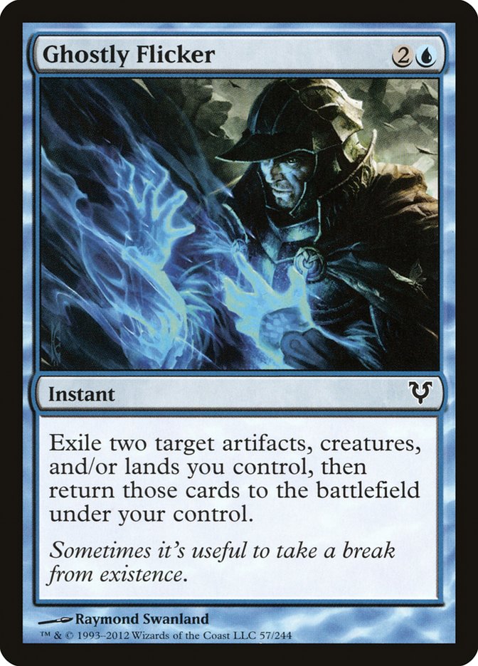Ghostly Flicker [Avacyn Restored] Magic: The Gathering