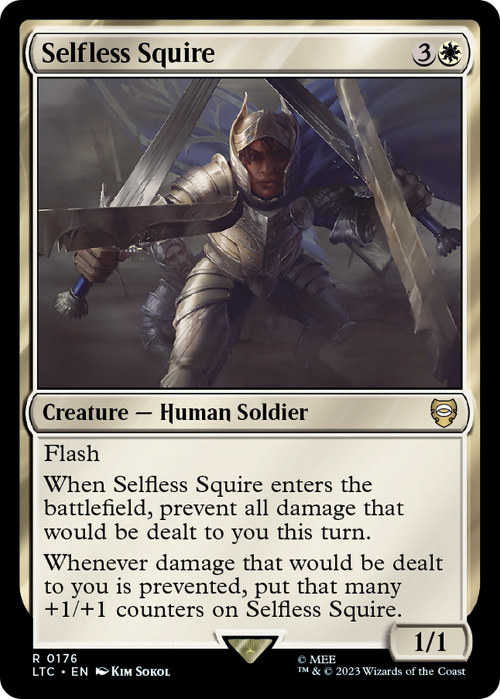 Selfless Squire [The Lord of the Rings: Tales of Middle-Earth Commander] Magic: The Gathering