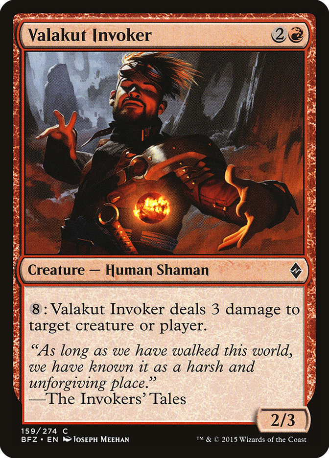 Valakut Invoker [Battle for Zendikar] Magic: The Gathering