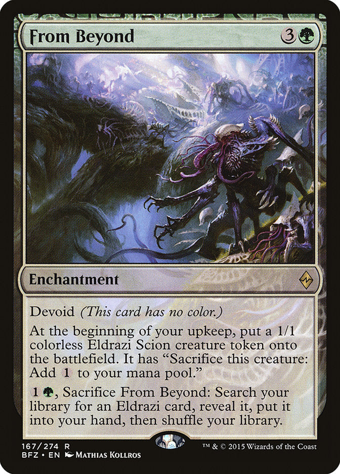 From Beyond [Battle for Zendikar] Magic: The Gathering
