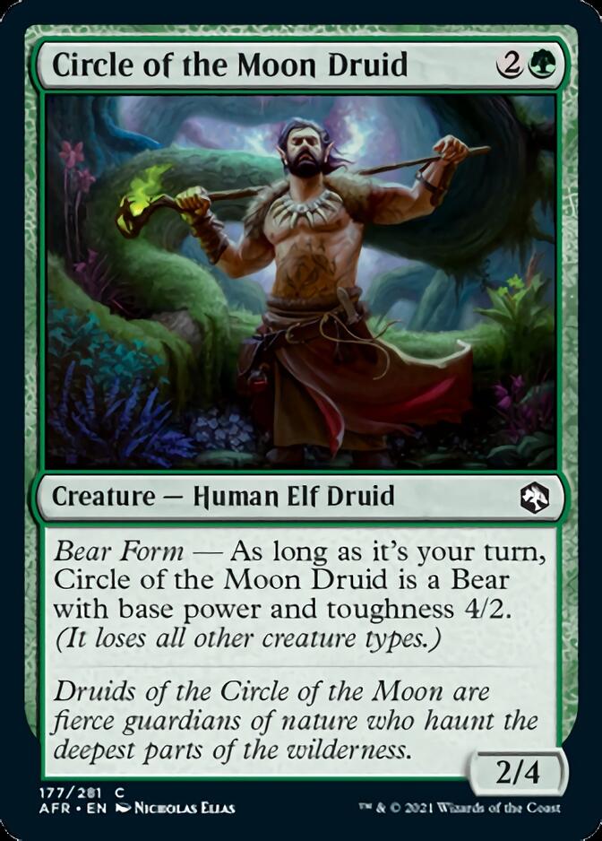 Circle of the Moon Druid [Dungeons & Dragons: Adventures in the Forgotten Realms] Magic: The Gathering