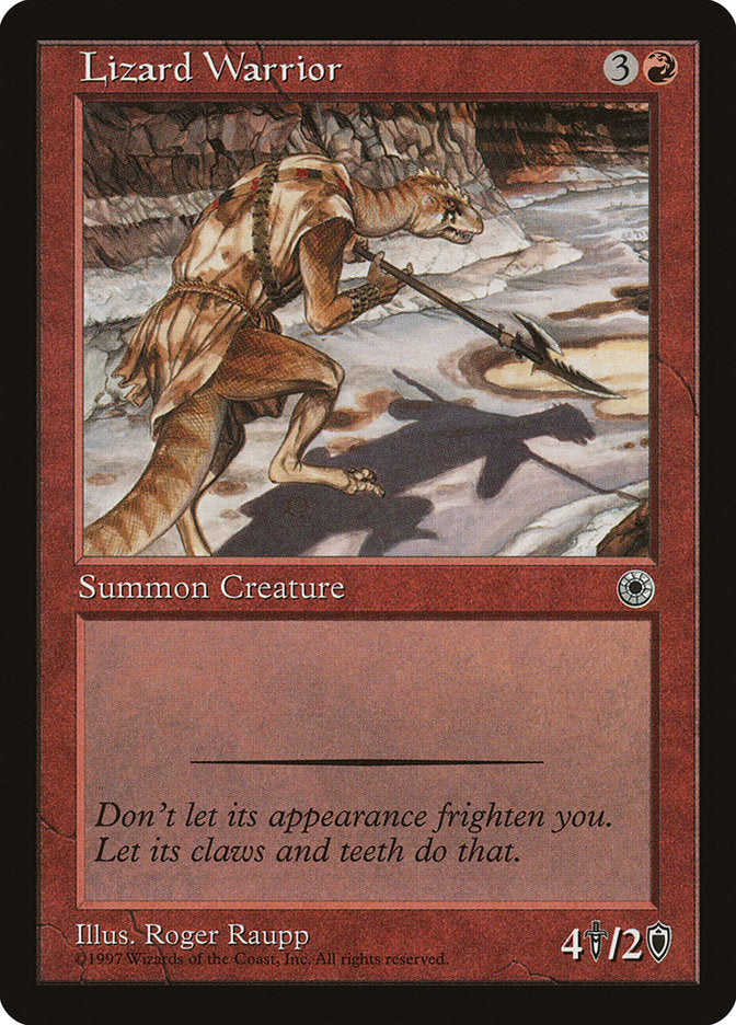 Lizard Warrior [Portal] Magic: The Gathering
