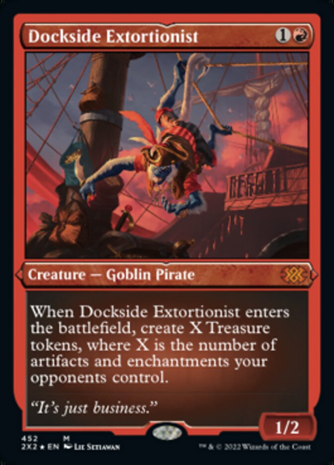 Dockside Extortionist (Foil Etched) [Double Masters 2022] Magic: The Gathering