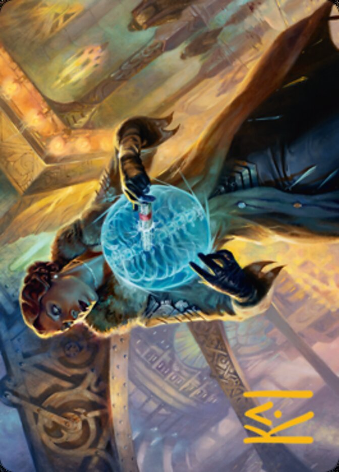 Writ of Return Art Card (Gold-Stamped Signature) [Streets of New Capenna Art Series] Magic: The Gathering