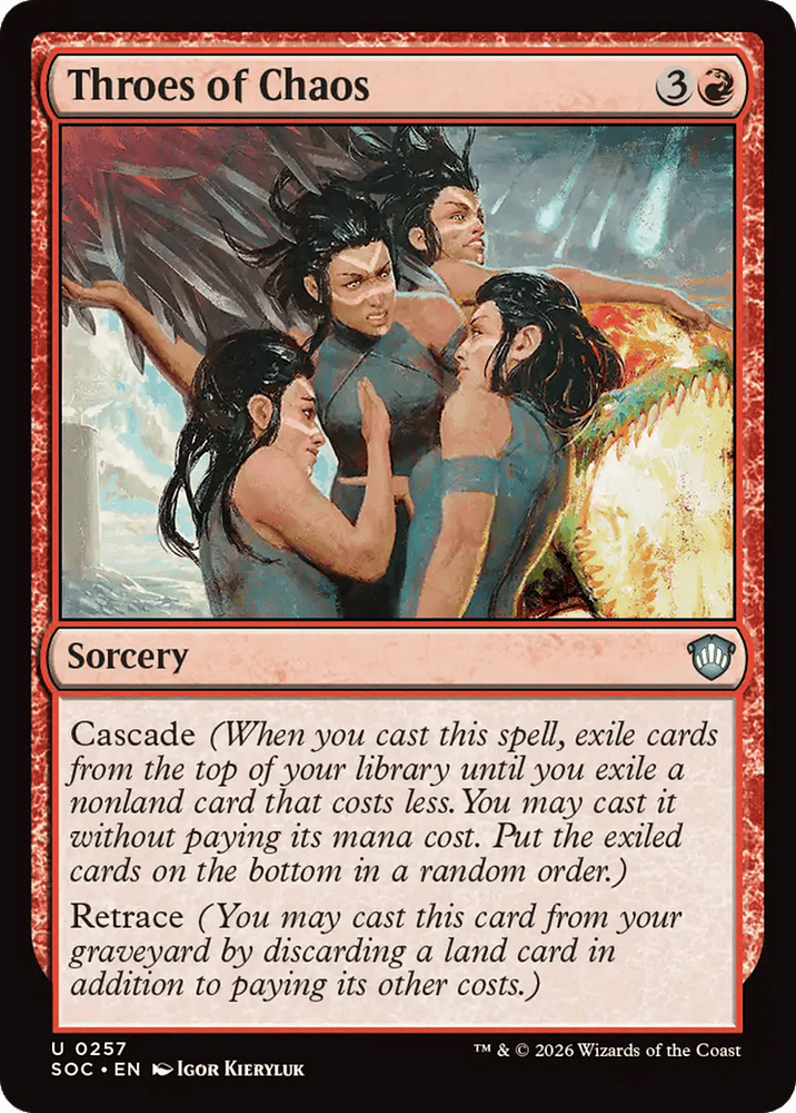 Throes of Chaos [Secrets of Strixhaven Commander]