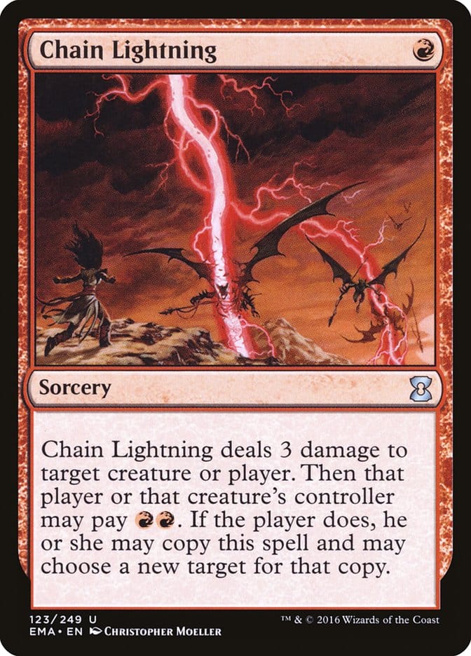 Chain Lightning [Eternal Masters] Magic: The Gathering