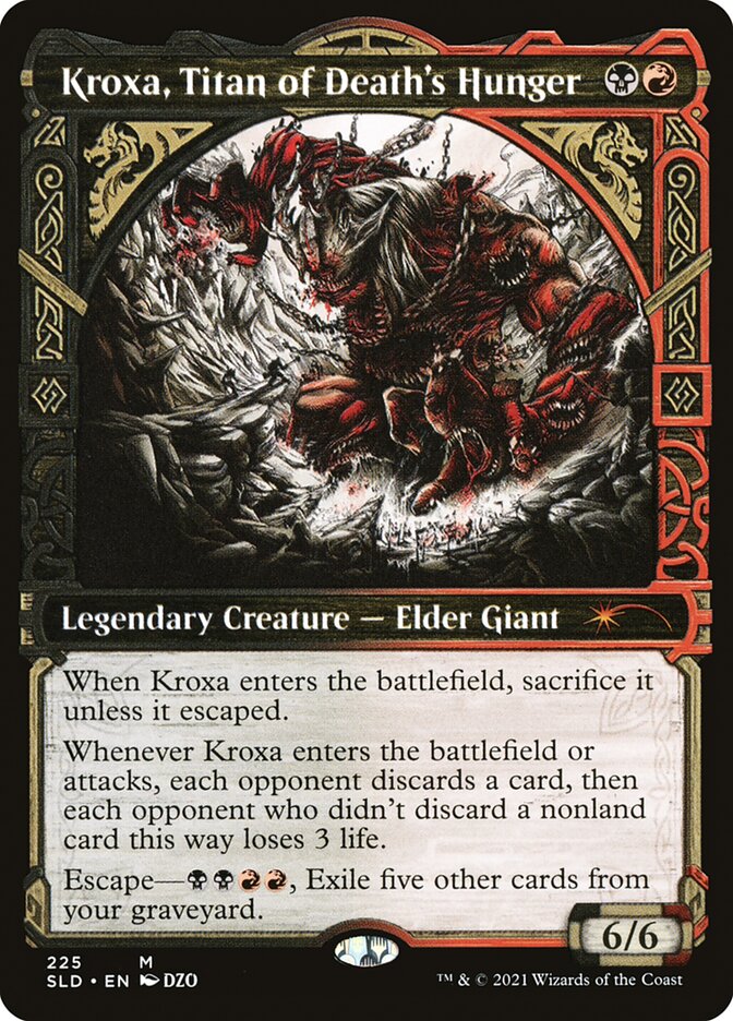 Kroxa, Titan of Death's Hunger [Secret Lair Drop Series] Magic: The Gathering