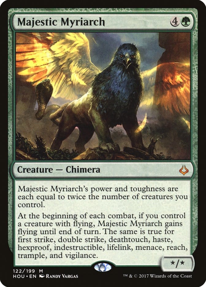 Majestic Myriarch [Hour of Devastation] Magic: The Gathering