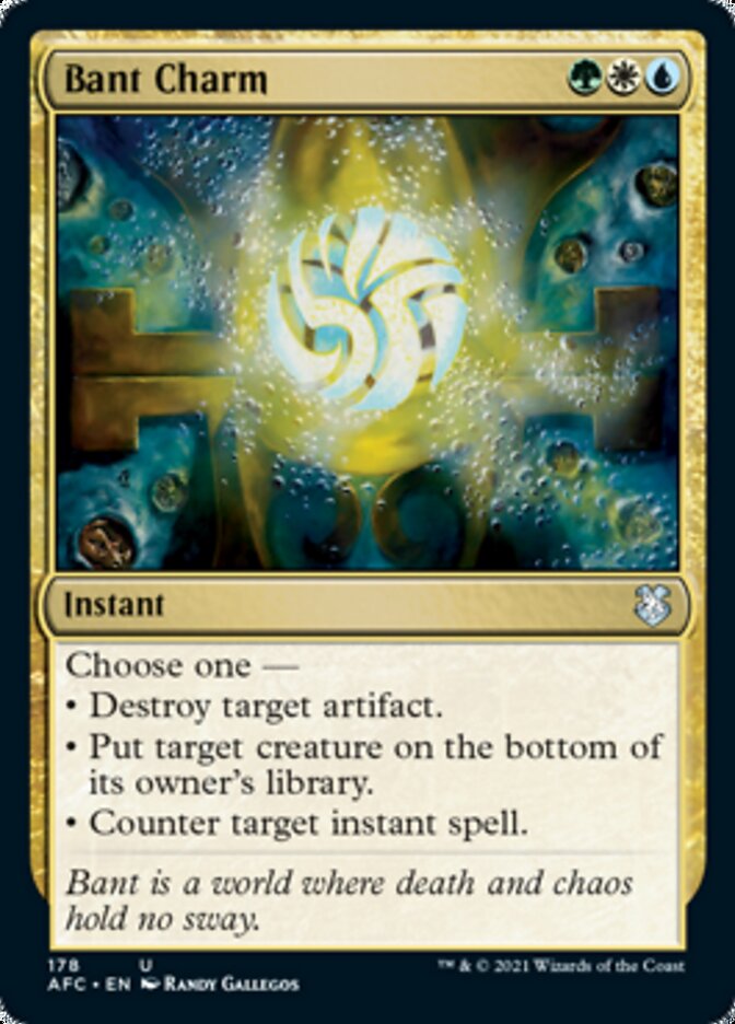 Bant Charm [Dungeons & Dragons: Adventures in the Forgotten Realms Commander] Magic: The Gathering