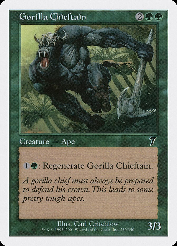 Gorilla Chieftain [Seventh Edition] Magic: The Gathering