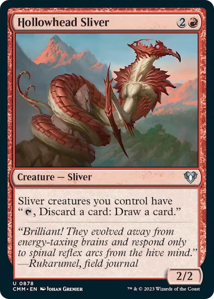 Hollowhead Sliver [Commander Masters] Magic: The Gathering