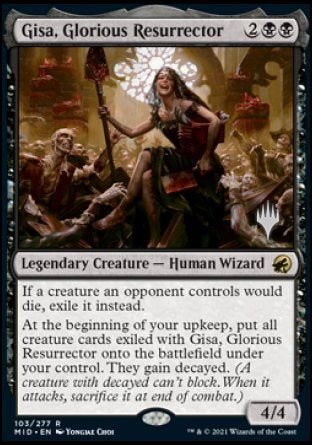 Gisa, Glorious Resurrector (Promo Pack) [Innistrad: Midnight Hunt Promos] Magic: The Gathering