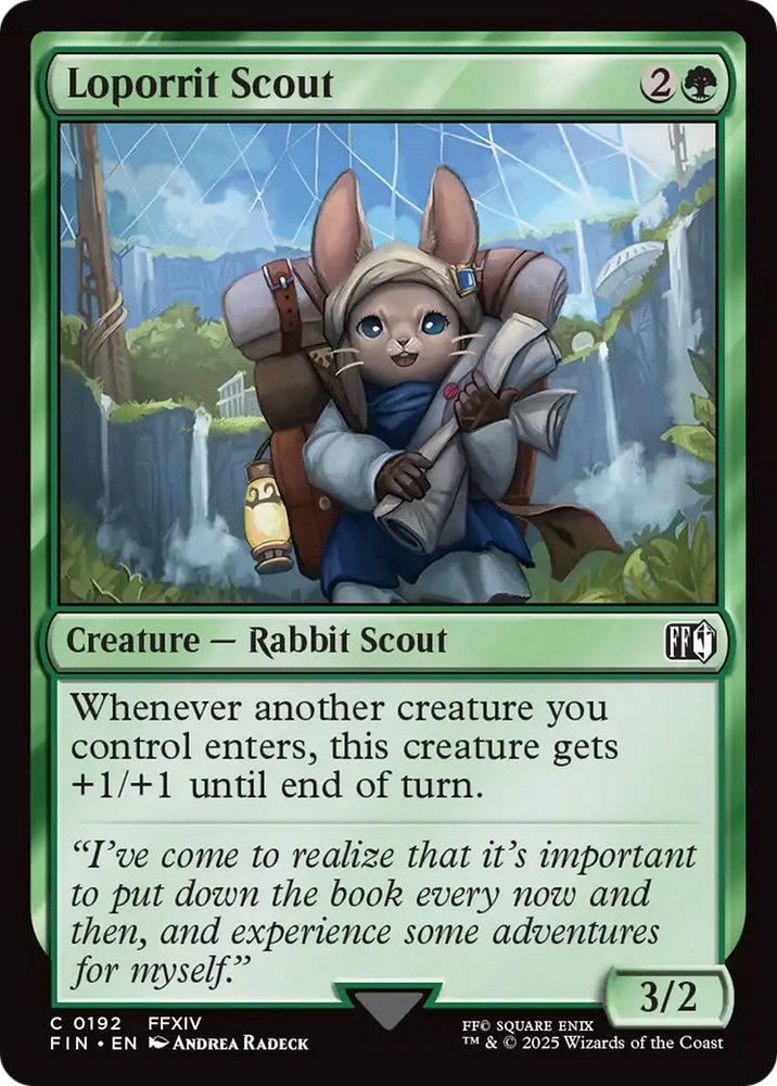 Loporrit Scout [FINAL FANTASY] Magic: The Gathering
