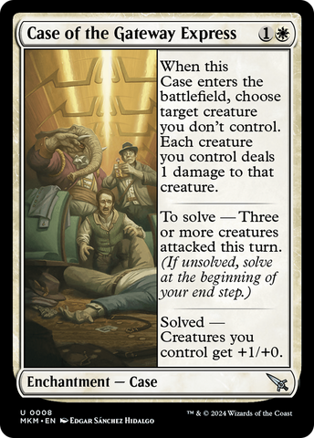 Case of the Gateway Express [Murders at Karlov Manor] Magic: The Gathering