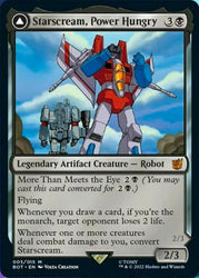 Starscream, Power Hungry // Starscream, Seeker Leader [Transformers] Magic: The Gathering
