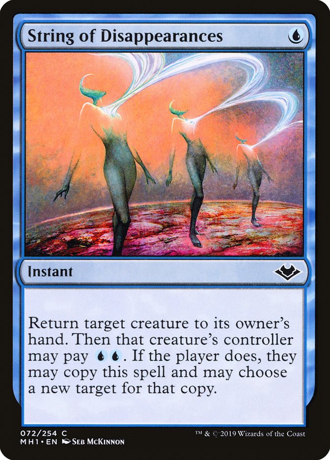 String of Disappearances [Modern Horizons] Magic: The Gathering