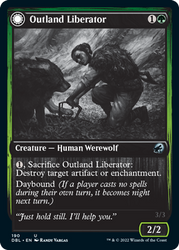 Outland Liberator // Frenzied Trapbreaker [Innistrad: Double Feature] Magic: The Gathering