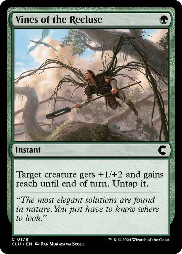 Vines of the Recluse [Ravnica: Clue Edition] Magic: The Gathering