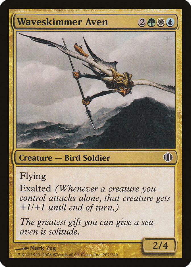 Waveskimmer Aven [Shards of Alara] Magic: The Gathering