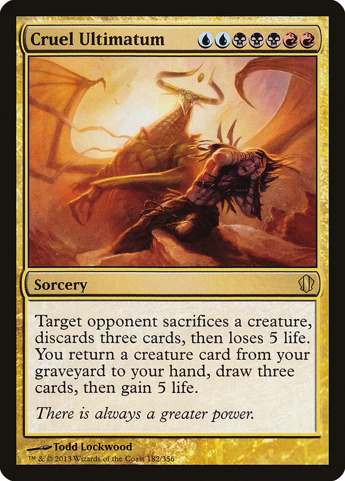 Cruel Ultimatum [Commander 2013] Magic: The Gathering
