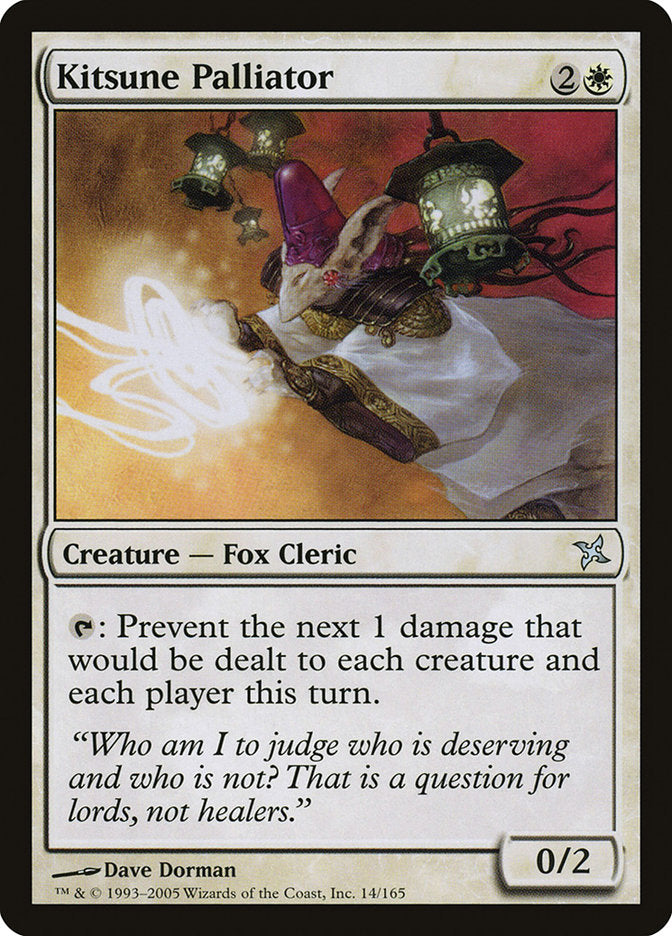 Kitsune Palliator [Betrayers of Kamigawa] Magic: The Gathering