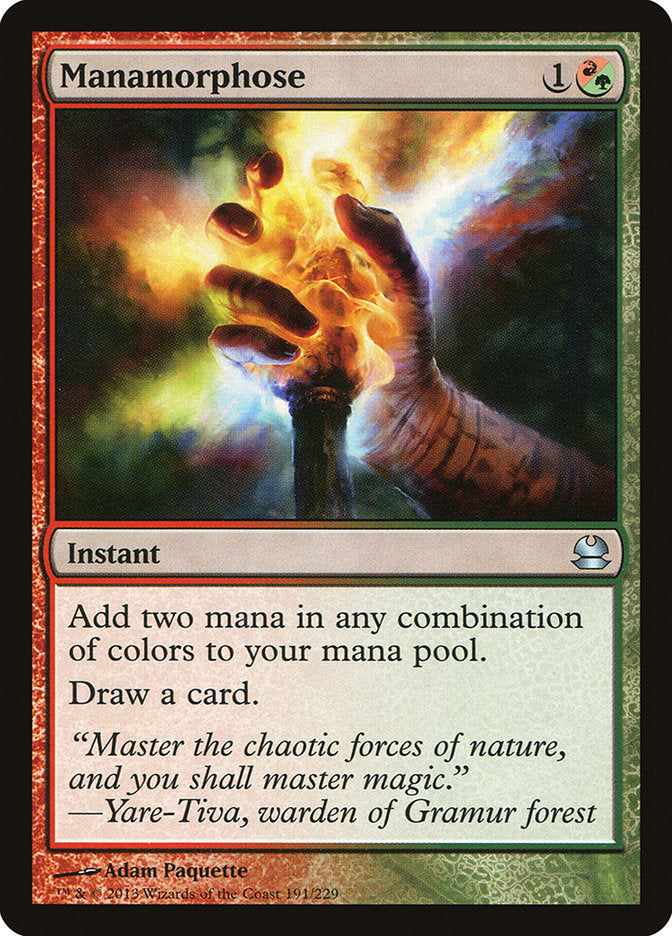 Manamorphose [Modern Masters] Magic: The Gathering