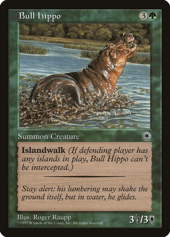 Bull Hippo [Portal] Magic: The Gathering