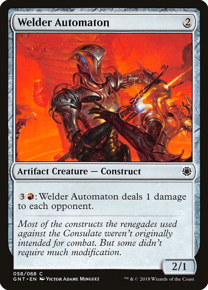 Welder Automaton [Game Night 2018] Magic: The Gathering