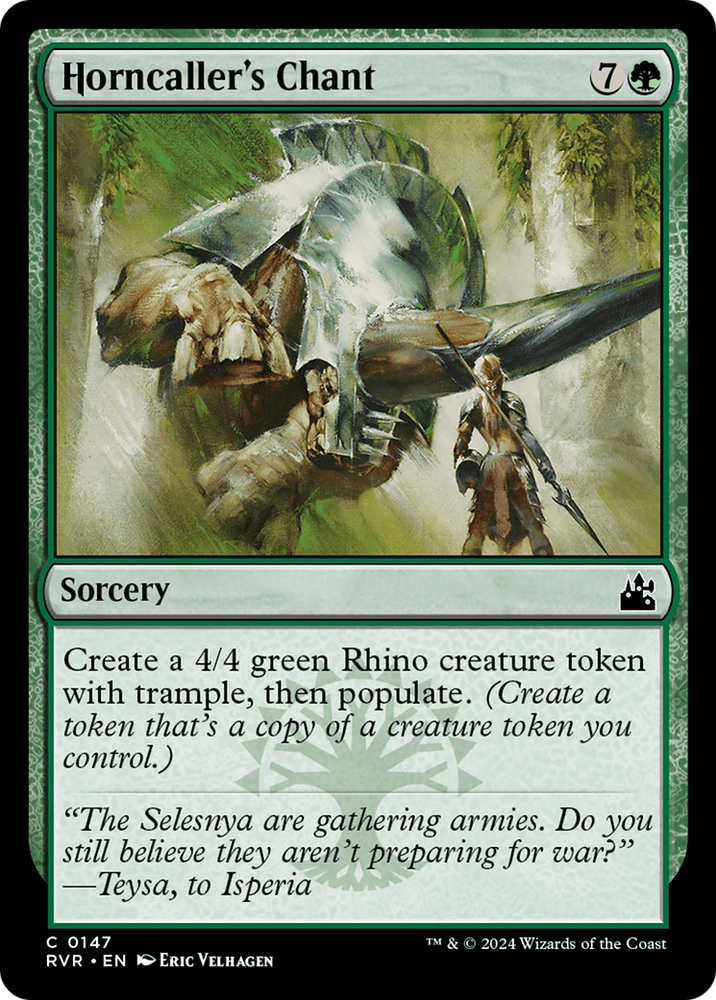 Horncaller's Chant [Ravnica Remastered] Magic: The Gathering