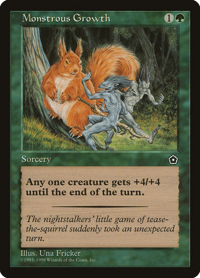 Monstrous Growth [Portal Second Age] Magic: The Gathering