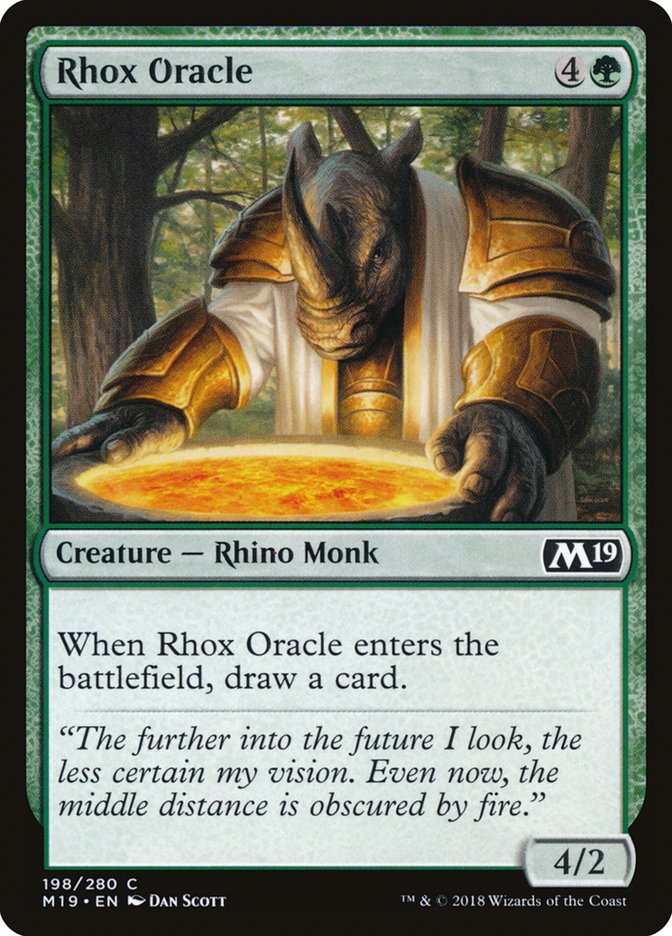 Rhox Oracle [Core Set 2019] Magic: The Gathering