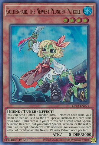 Goldenhair, the Newest Plunder Patroll [GFP2-EN094] Ultra Rare - Yugioh Cards For Your TCG Needs!