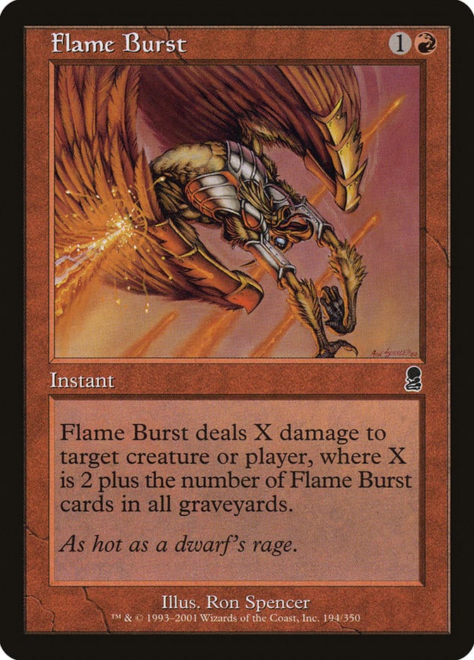Flame Burst [Odyssey] Magic: The Gathering