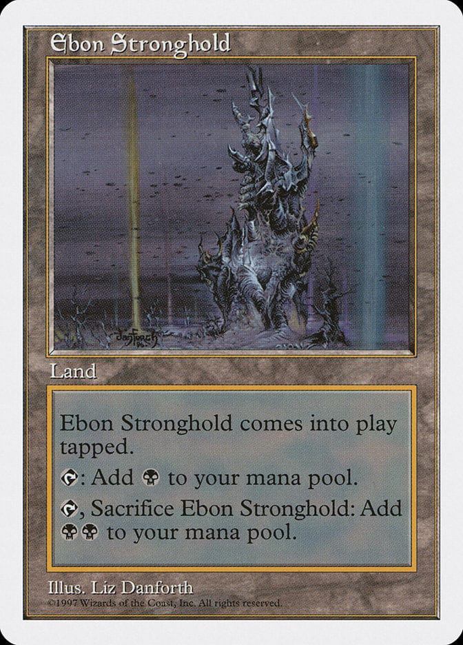 Ebon Stronghold [Fifth Edition] Magic: The Gathering