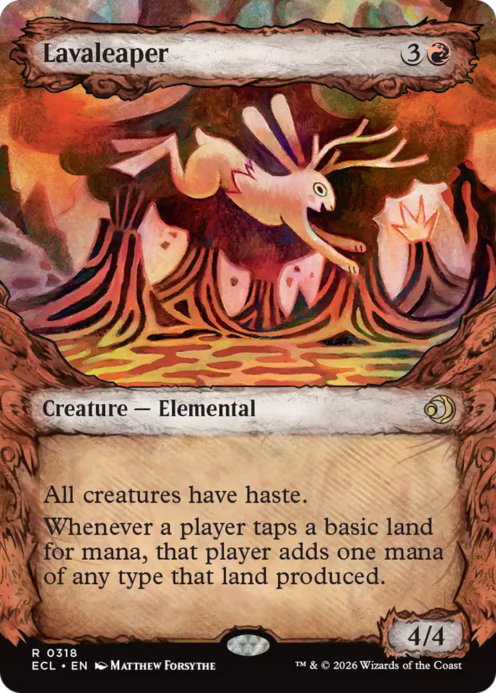 Lavaleaper (Showcase) [Lorwyn Eclipsed] Magic: The Gathering