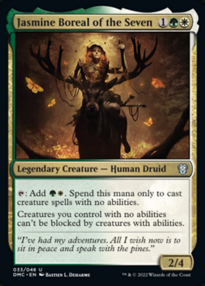 Jasmine Boreal of the Seven [Dominaria United Commander] Magic: The Gathering