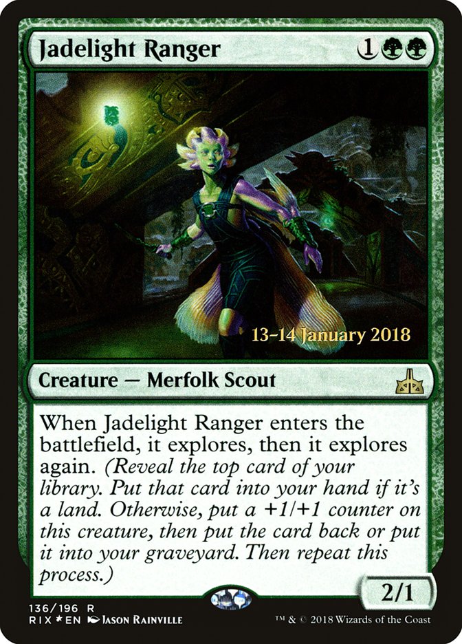 Jadelight Ranger [Rivals of Ixalan Prerelease Promos] Magic: The Gathering