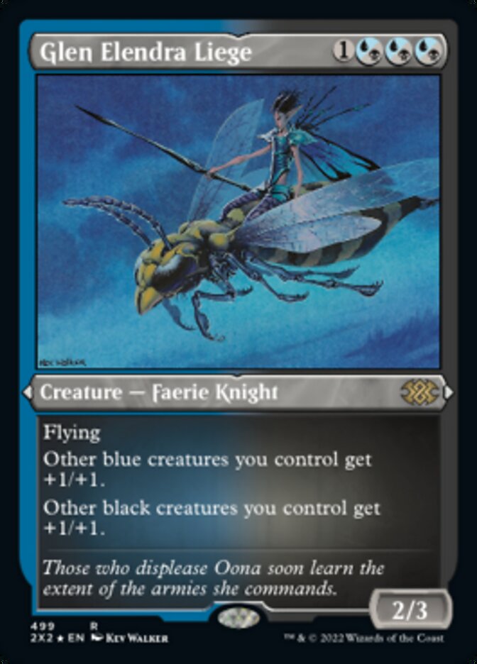 Glen Elendra Liege (Foil Etched) [Double Masters 2022] Magic: The Gathering