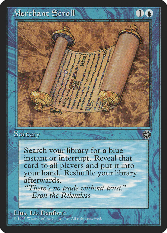 Merchant Scroll [Homelands] Magic: The Gathering